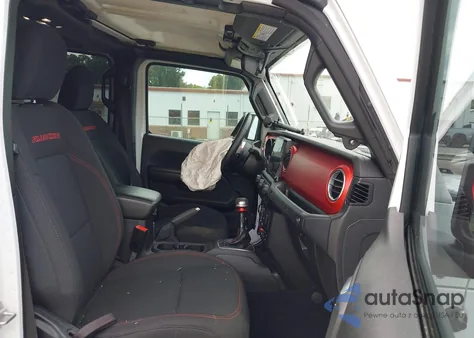 2021 Jeep Wrangler Unlimited Rubicon 4X4 z USA, uszkodzony, nr VIN 1C4HJXFG7MW527498